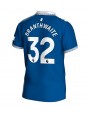 Everton Jarrad Branthwaite #32 Domácí Dres 2023-24 Krátký Rukáv